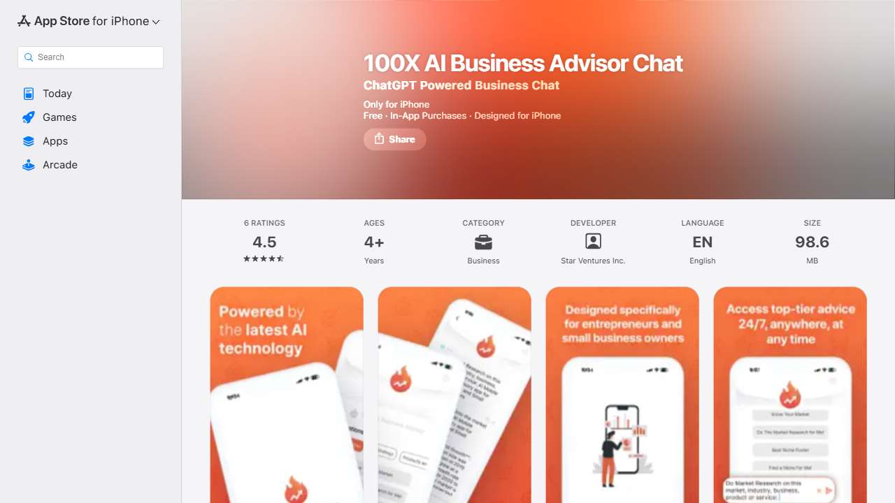 100X AI Business Advisor