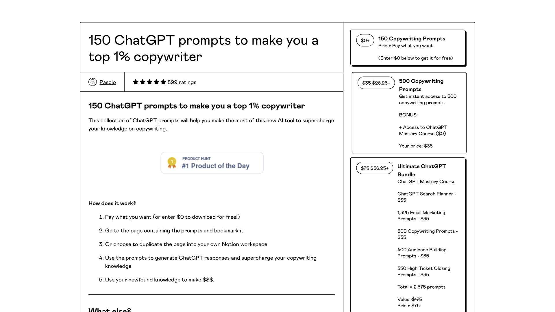 150 ChatGPT Copywriting Prompts