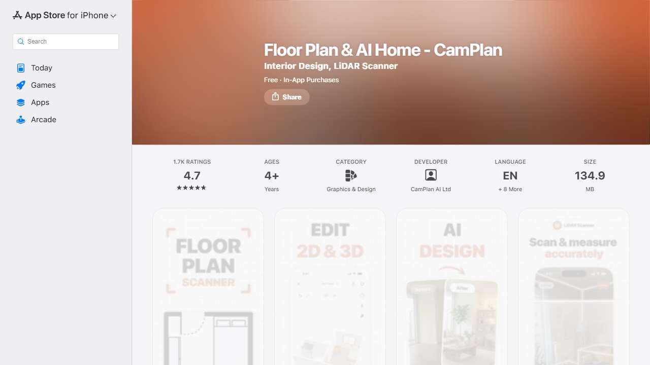 AI Floor Plan Design - CamPlan