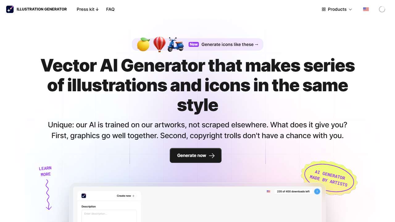 AI Illustration Generator