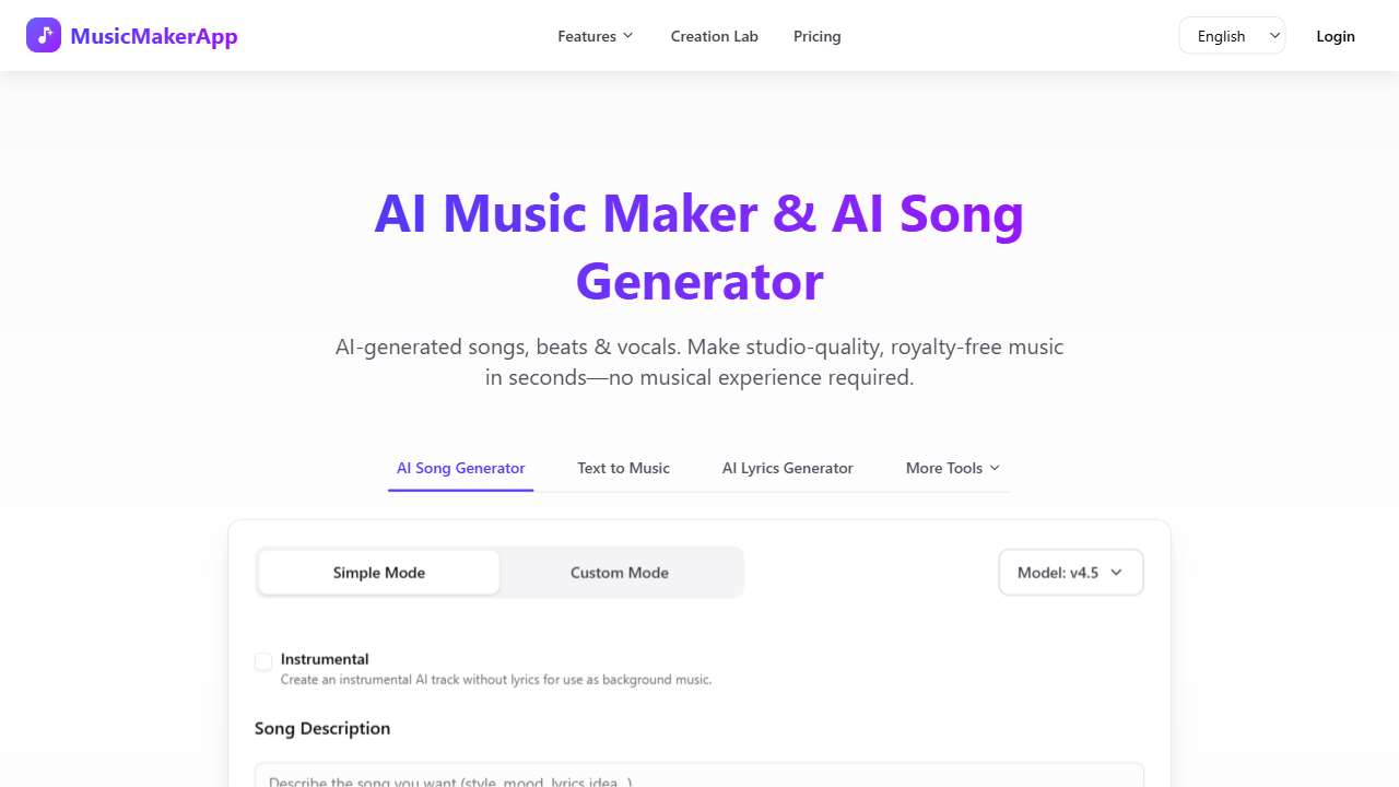 AI Music Maker (MusicMakerApp)