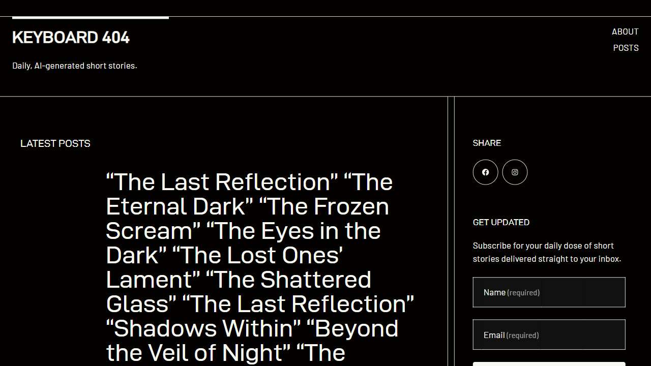 AI Story & Art Generator
