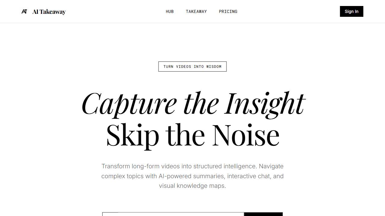 AI Takeaway