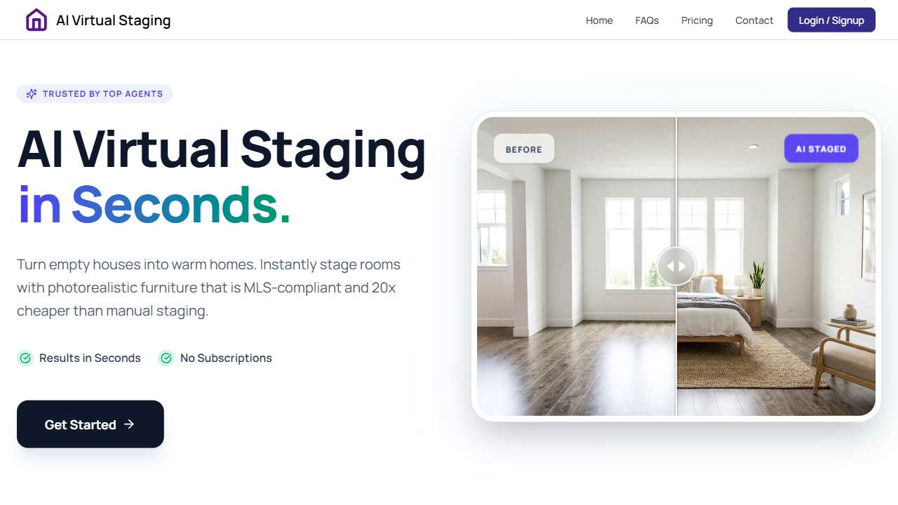 AI Virtual Staging