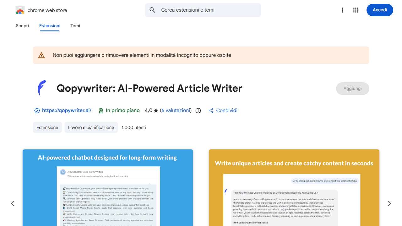 AI content generator