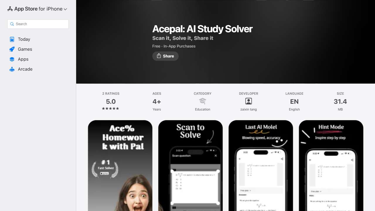 Acepal: AI Study Solver
