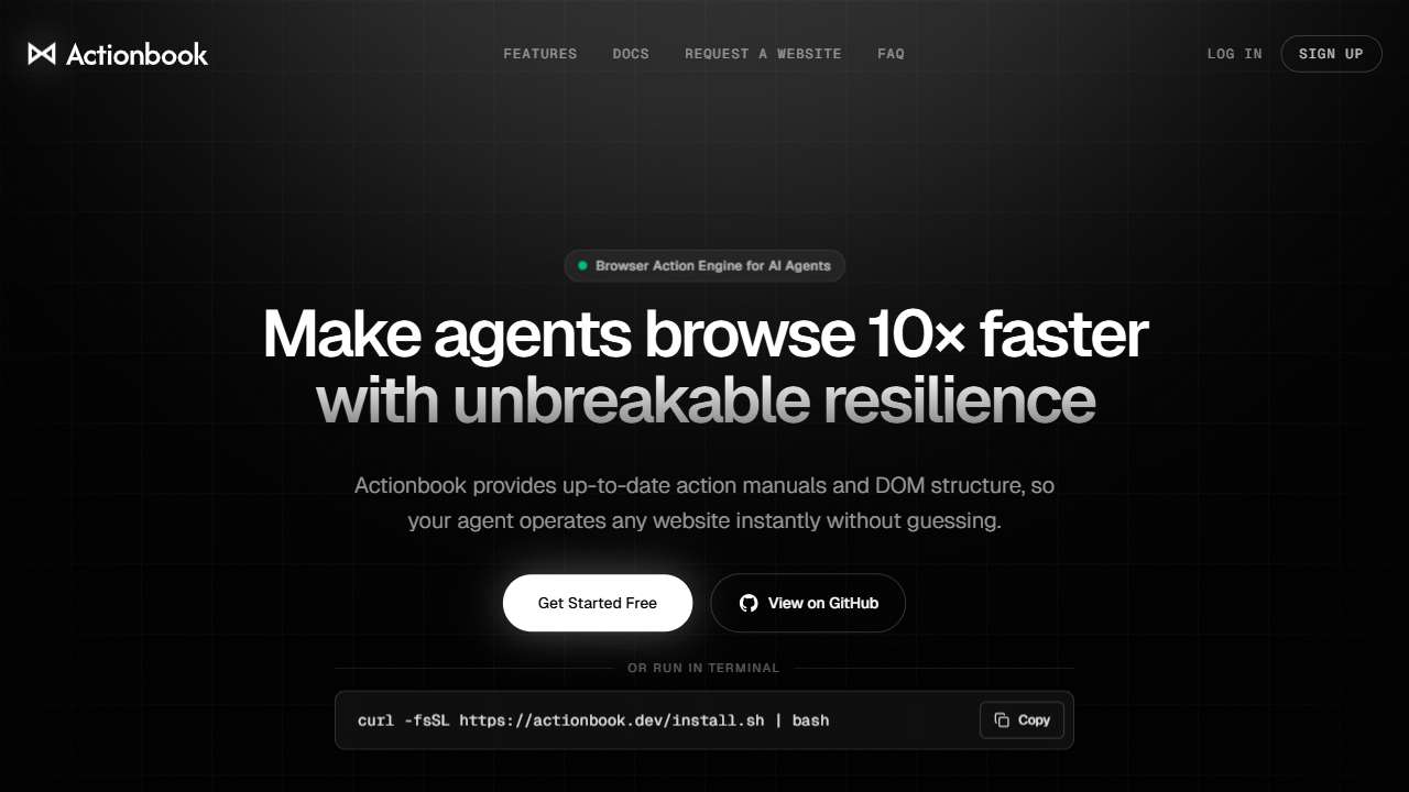 Actionbook | Make your agents act 10x faster with 100x token savings.