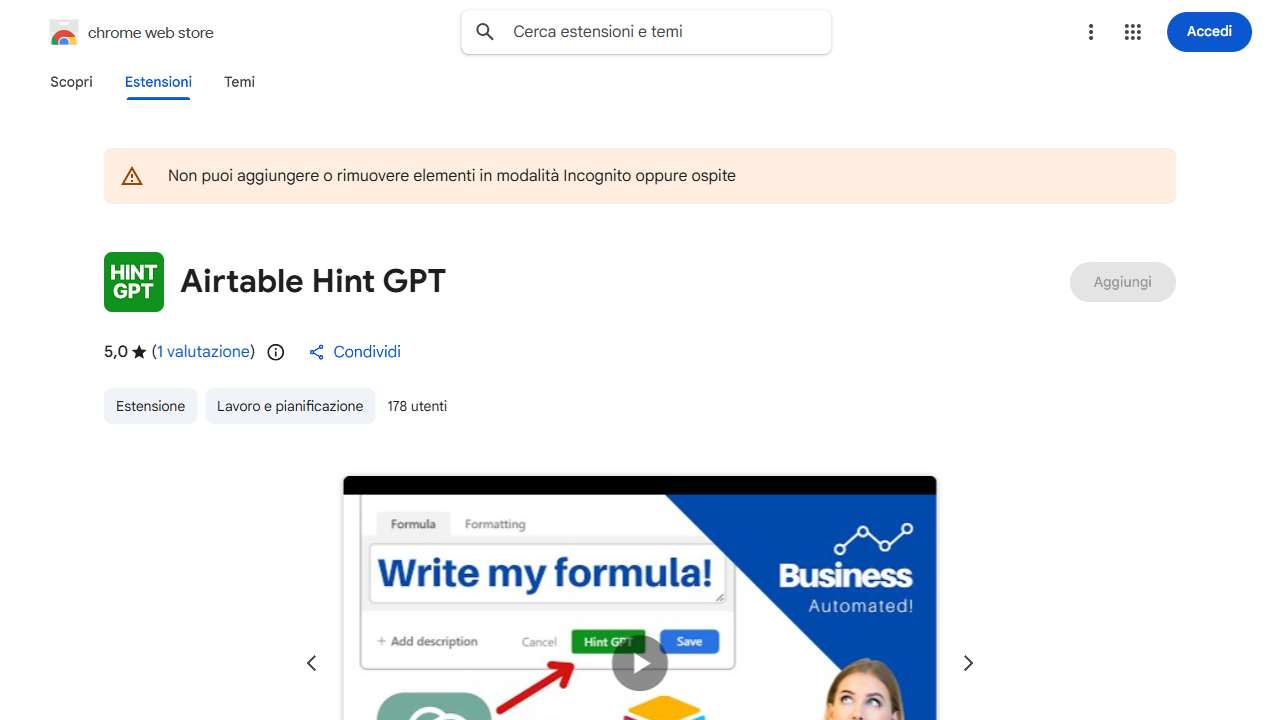 Airtable Hint GPT Chrome Extension