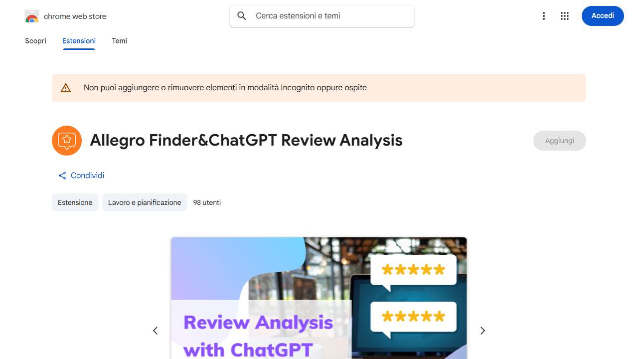 Allegro Finder&ChatGPT Review Analysis