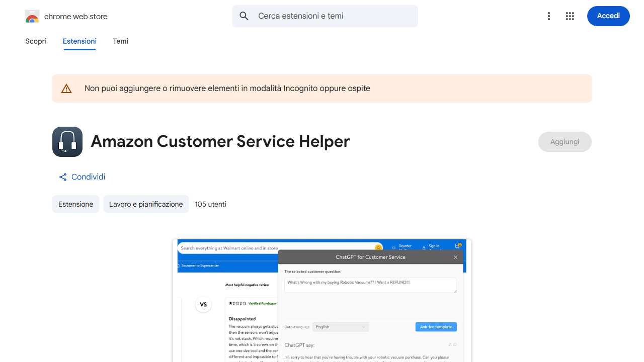 Amazon Customer Service Helper