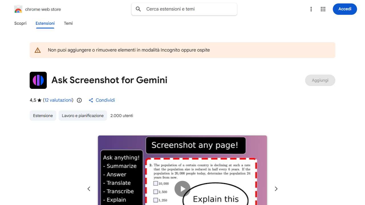 Ask Screenshot