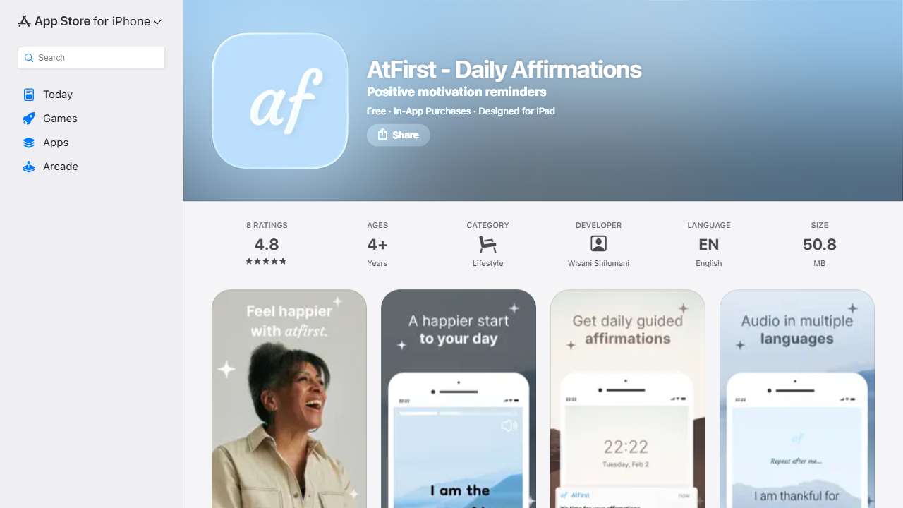 AtFirst - Daily Affirmations