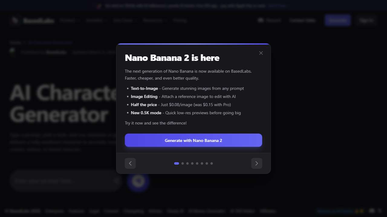 BasedLabs AI Character Generator