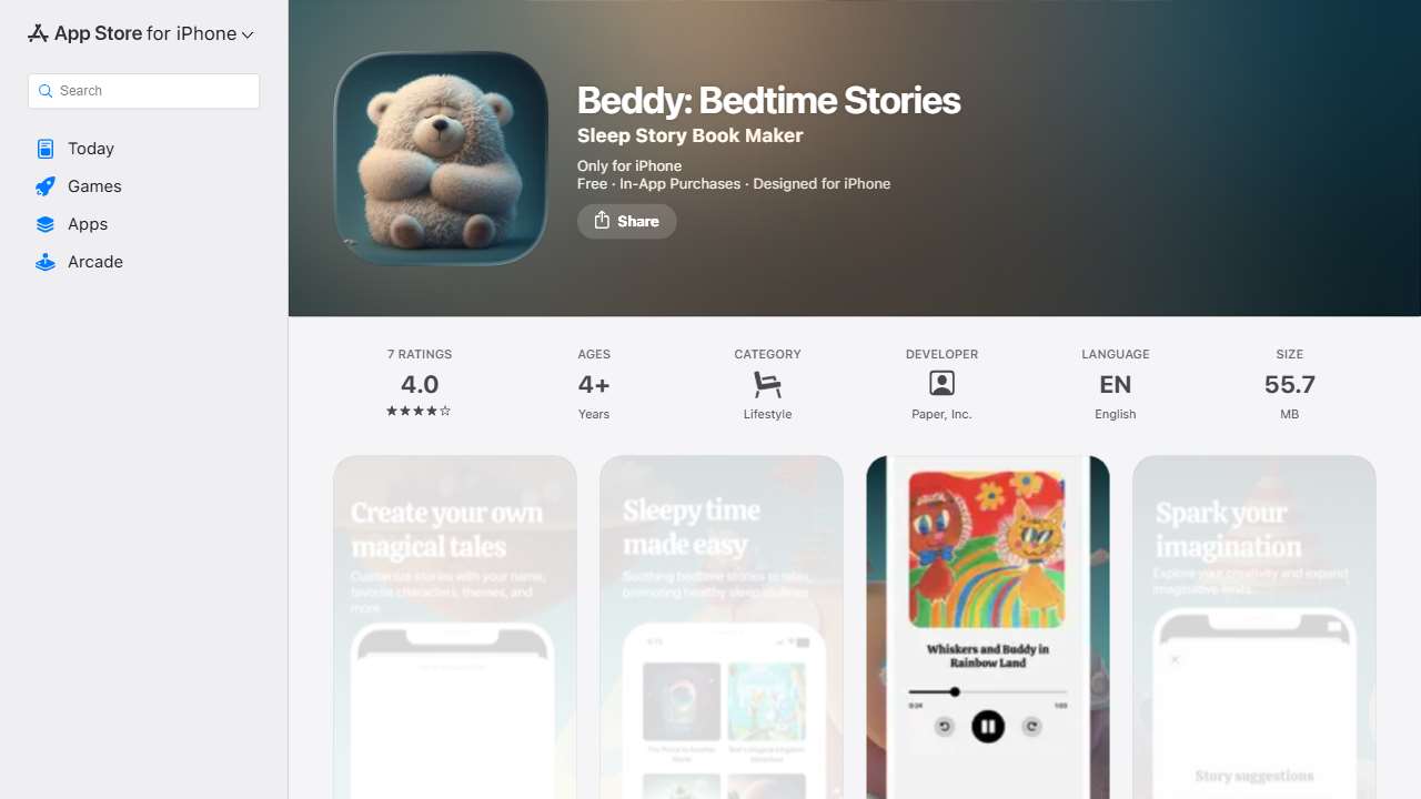Beddy: Bedtime Stories