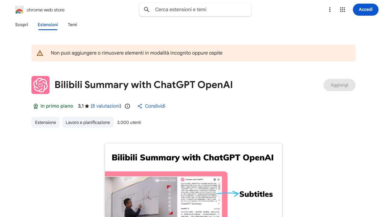 Bilibili Video Summarizer