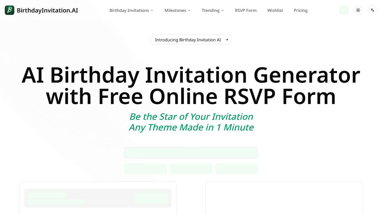 Birthday Invitation AI
