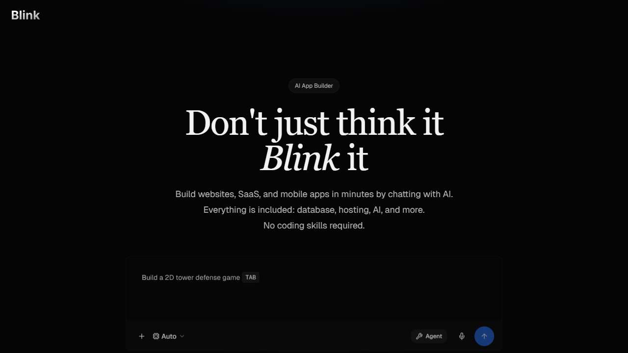 Blink AI App Builder