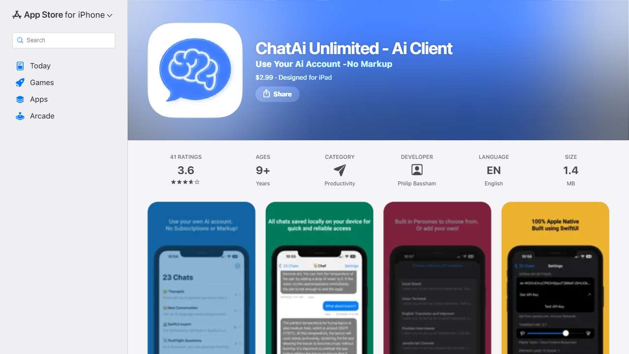 ChatAi Unlimited - Ai Client