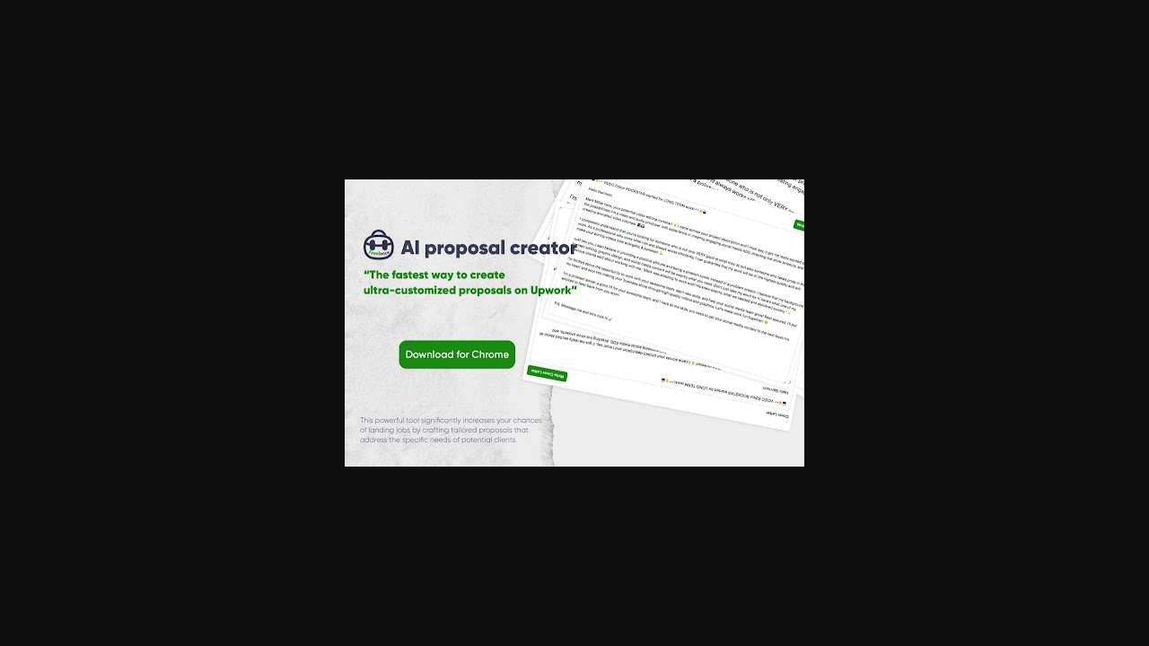ChatGPT AI Proposal Generator for Freelancers