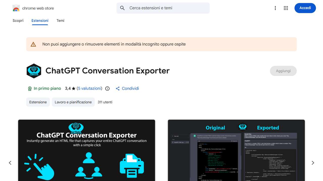 ChatGPT Conversation Exporter