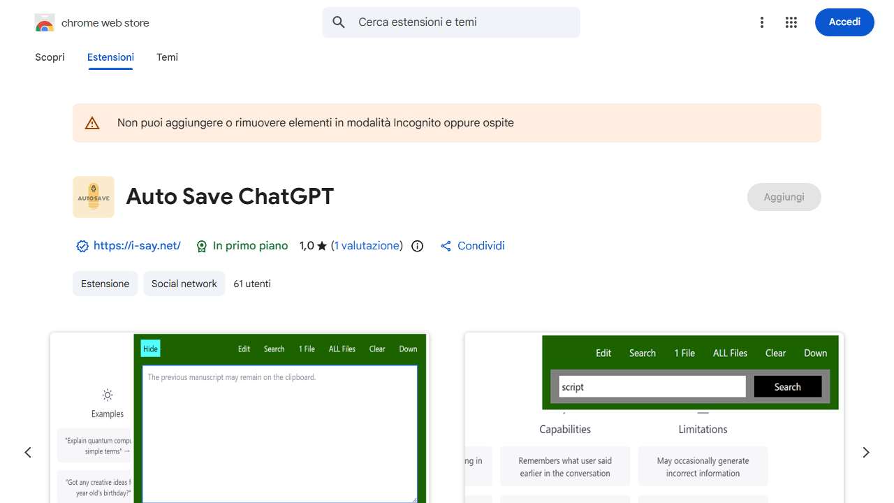 ChatGPT Conversation Logs