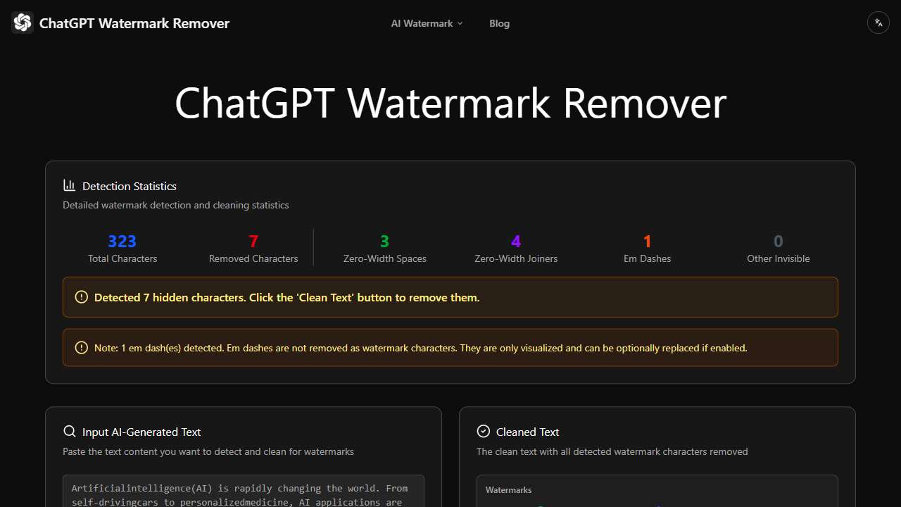 ChatGPT Watermark Remover