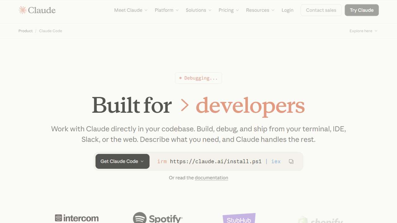 Claude Code by Anthropic | AI Coding Agent, Terminal, IDE