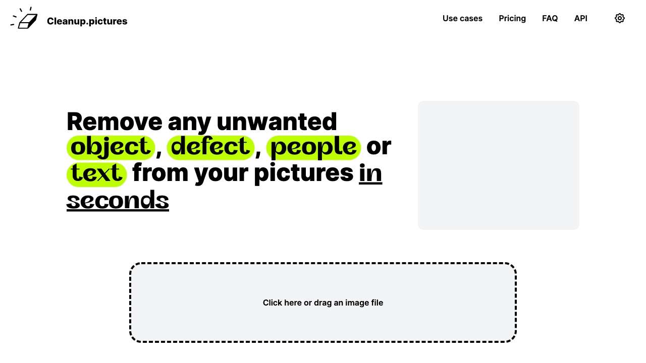 Cleanup.pictures & Clipdrop