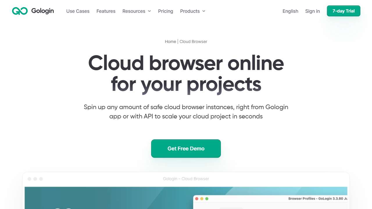Cloud Browser API — Browser in the Cloud | Free Trial