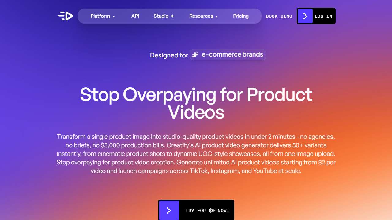 Creatify AI Product Video Generator