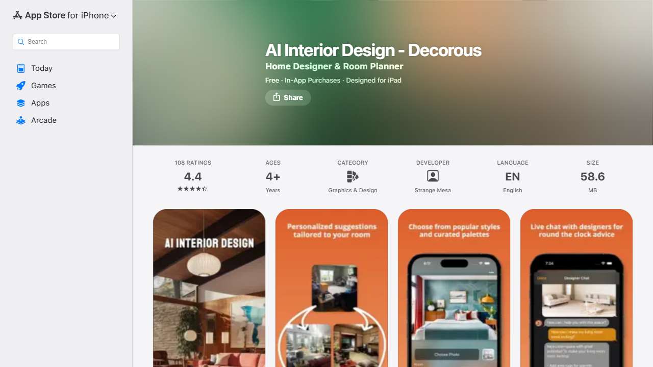 Decorous: AI Interior Design