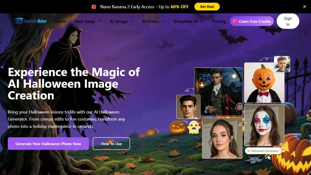 Deepfake Maker AI Halloween