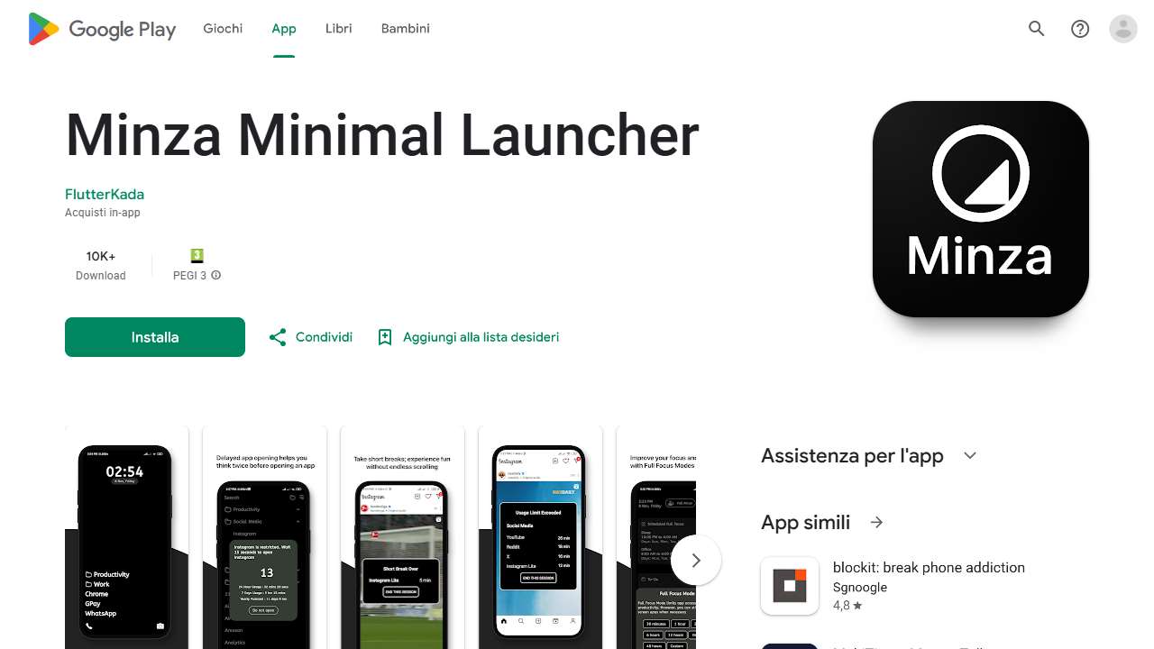 Detox Launcher Minimal