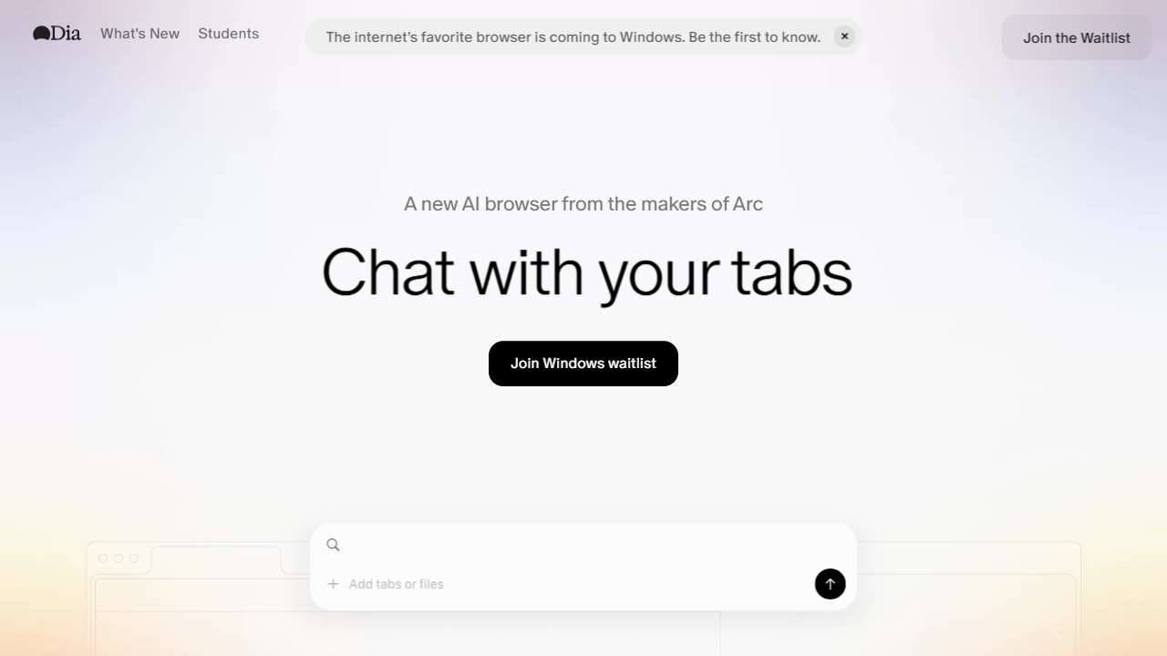 Dia from The Browser Company