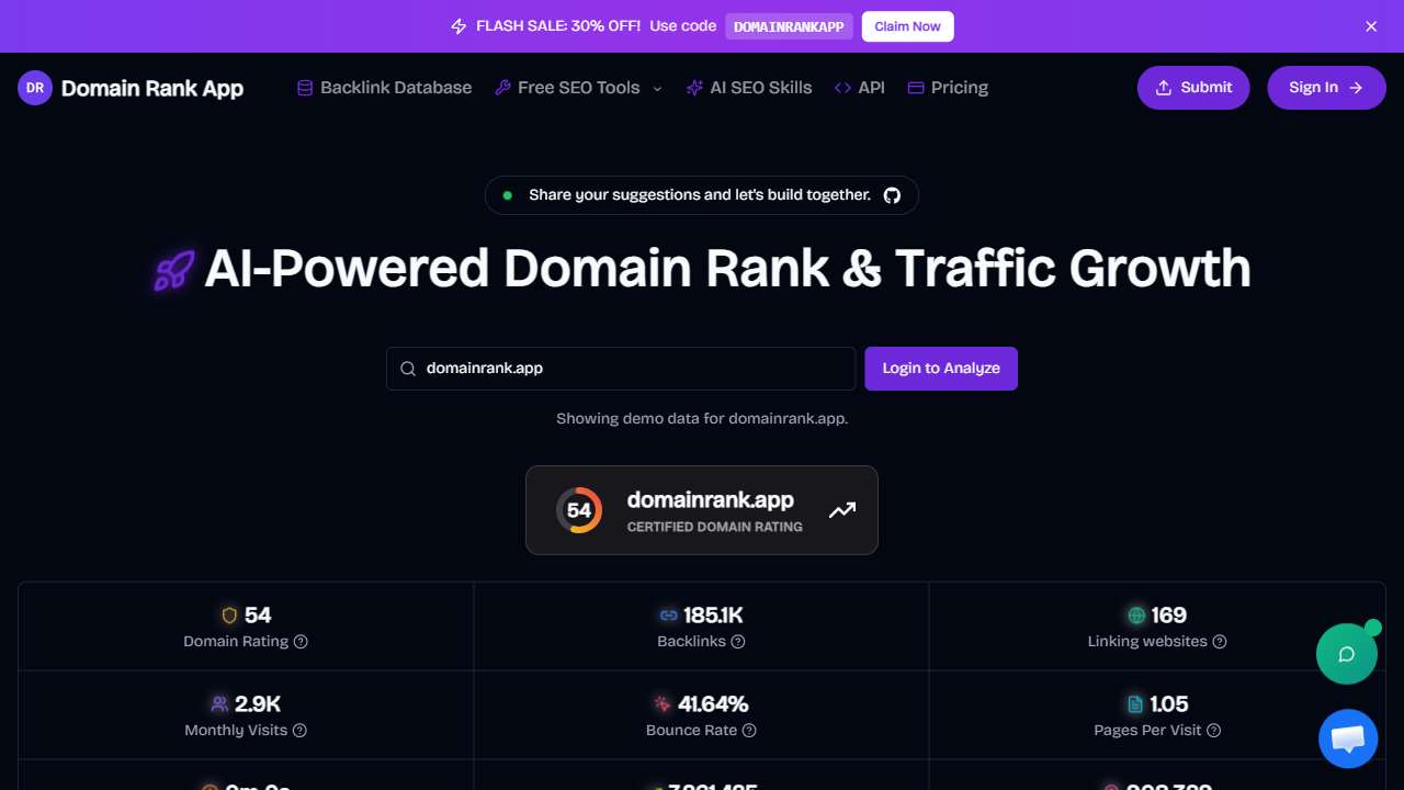 Domain Rank App
