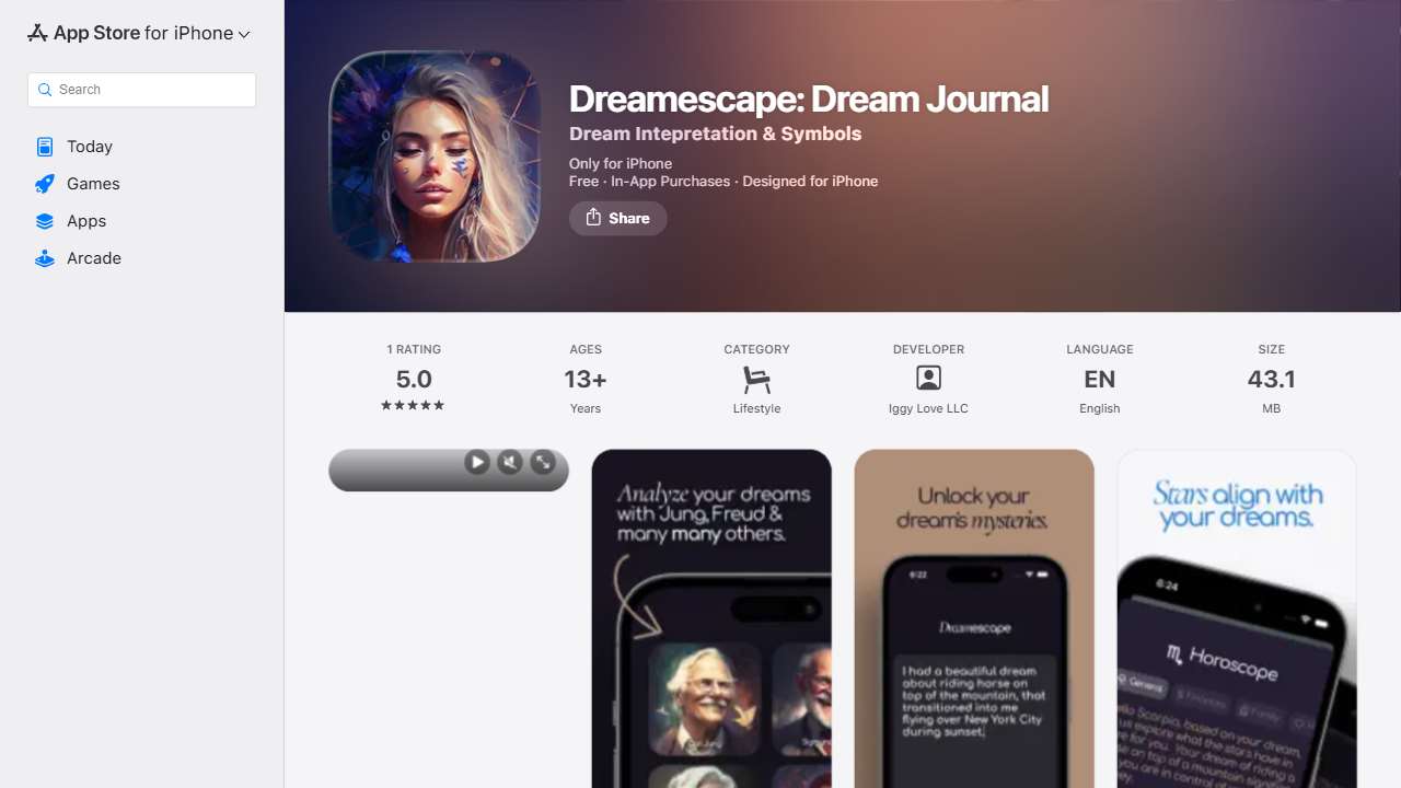 Dreamescape: Dream Journal
