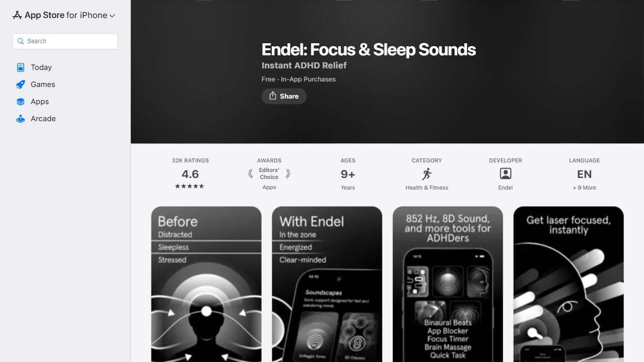 Endel: Focus, Sleep, Relax