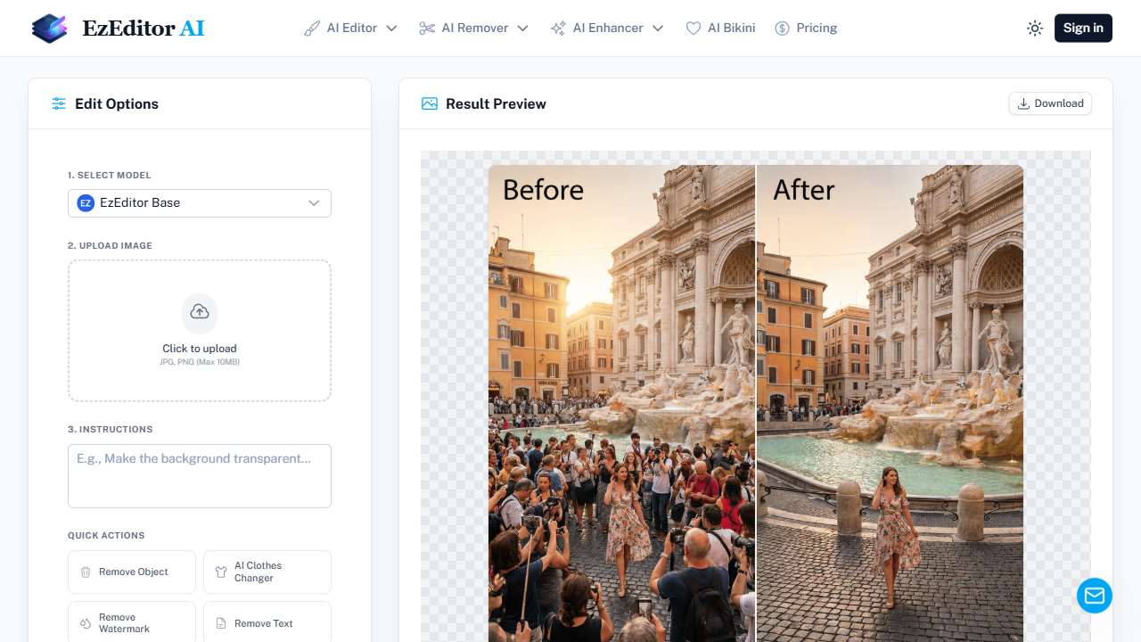 EzEditor AI - Free Photo Edit