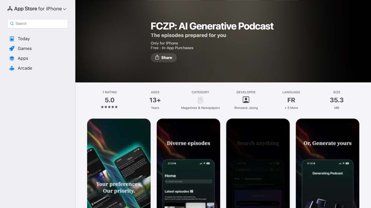 FCZP: AI Generative Podcast