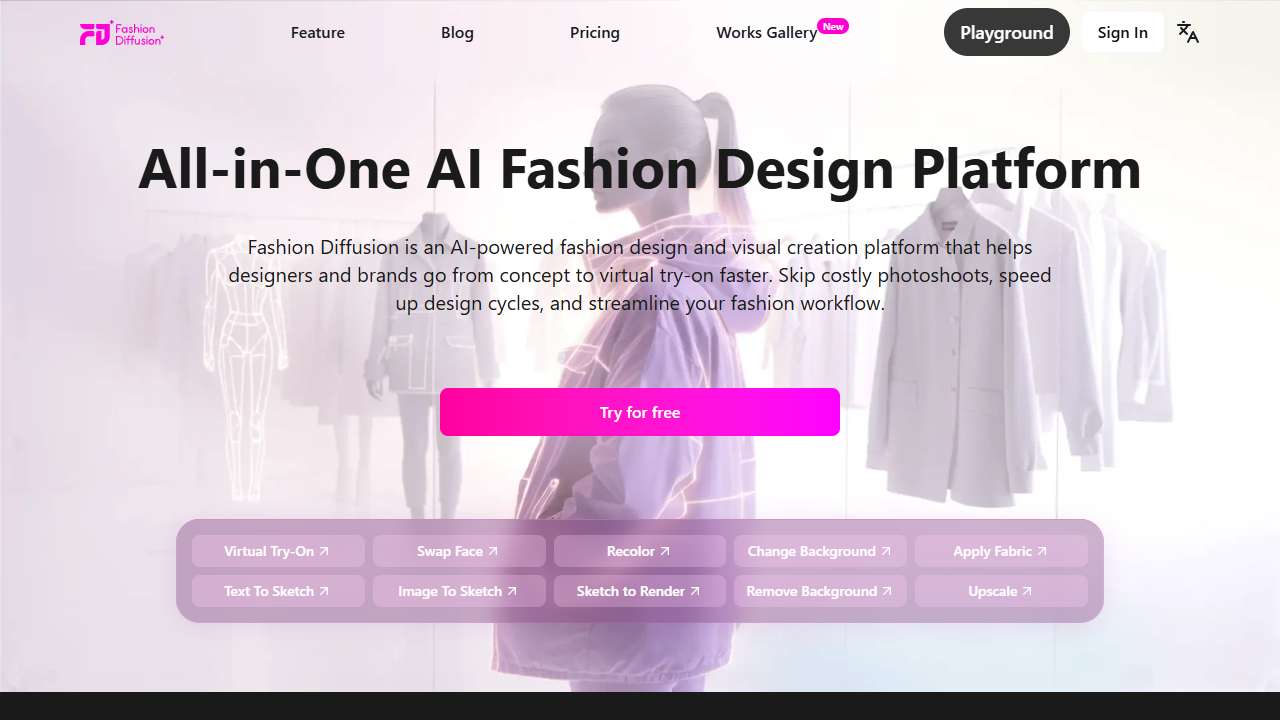 Fashion Diffusion | AI Fashion & Clothing Design Generator