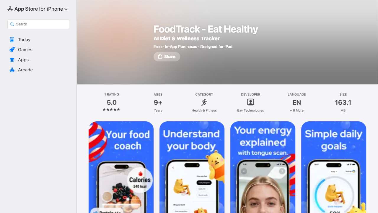 FoodTrack - Calorie Tracker