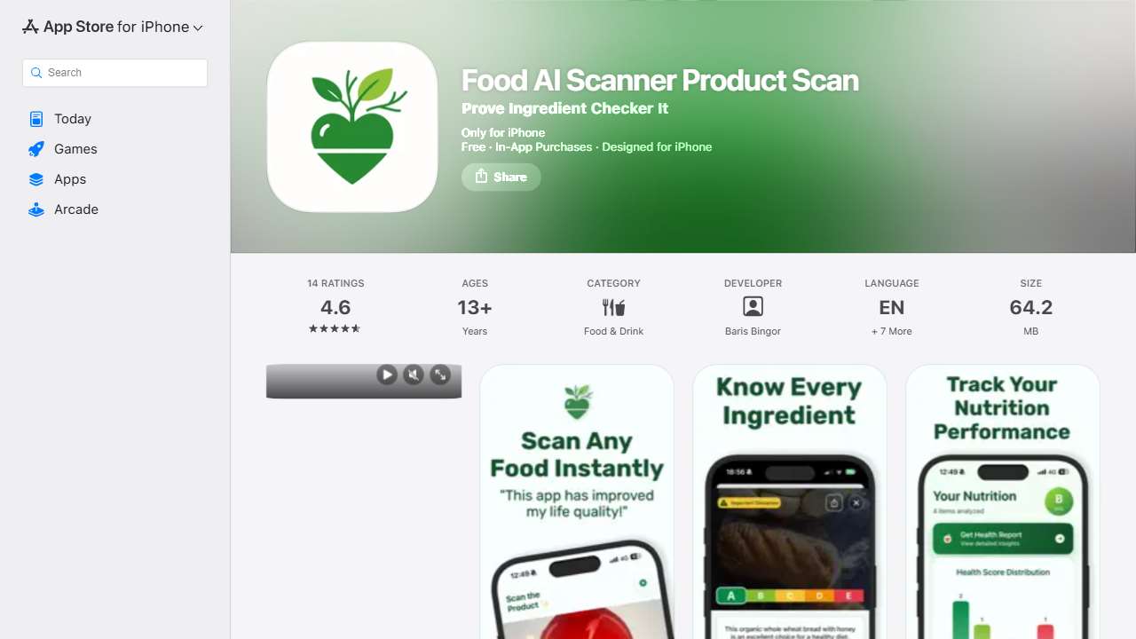Food AI Toxic Product Scanner