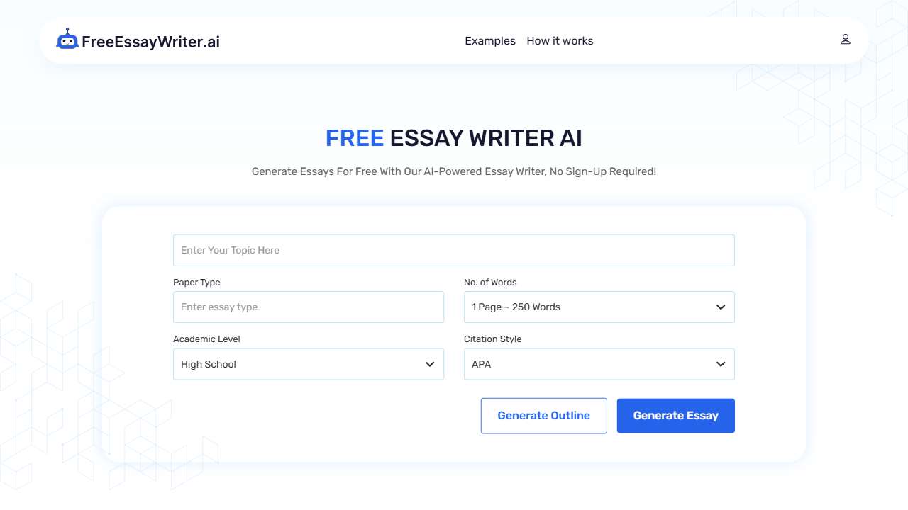 FreeEssayWriter.ai