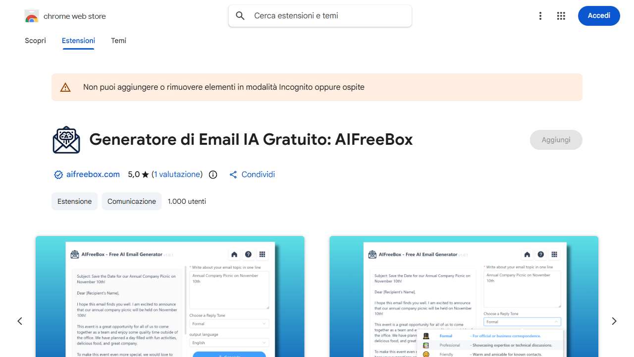 Free AI Email Generator