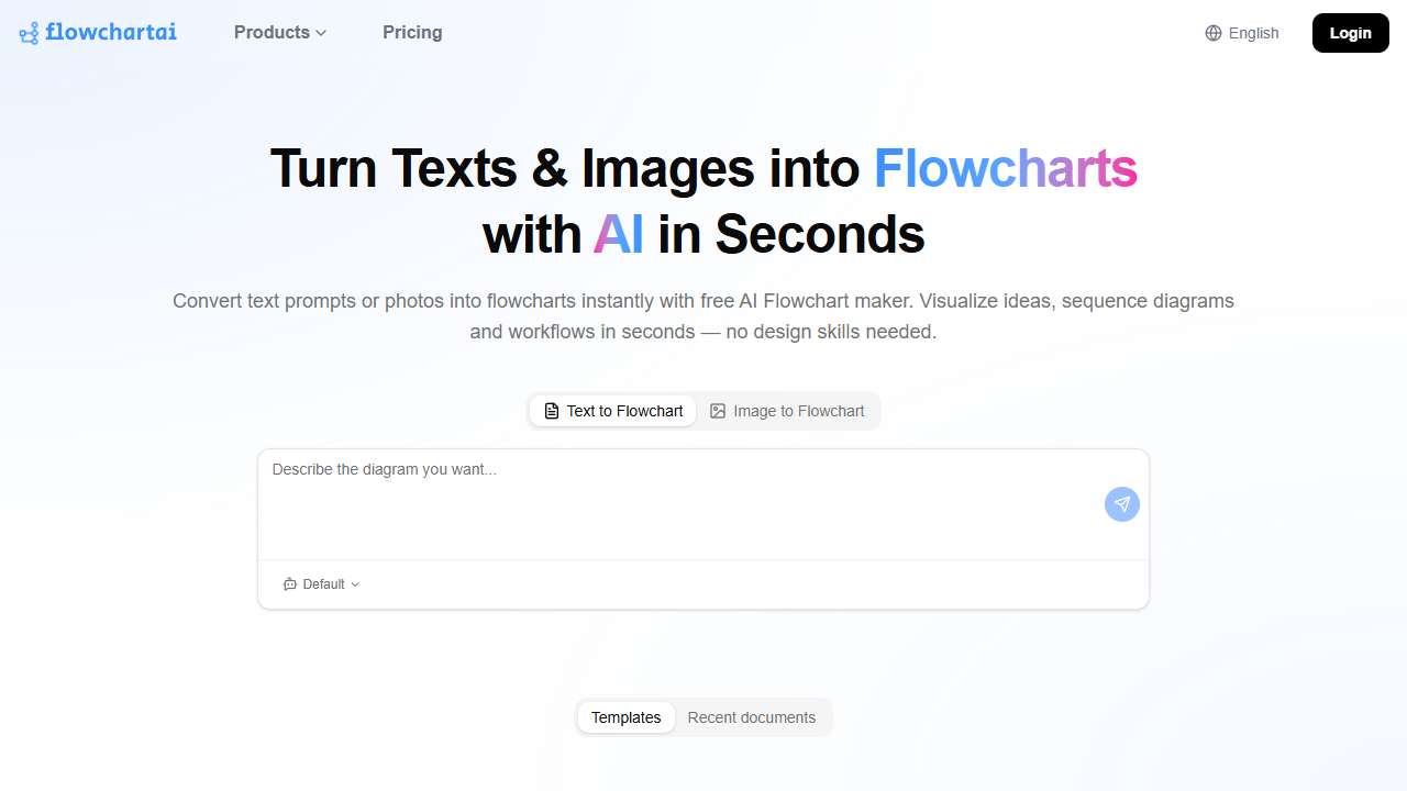Free AI Learning Assistant, Flowchart Maker & PDF Image Excel Converter | FlowChartAI