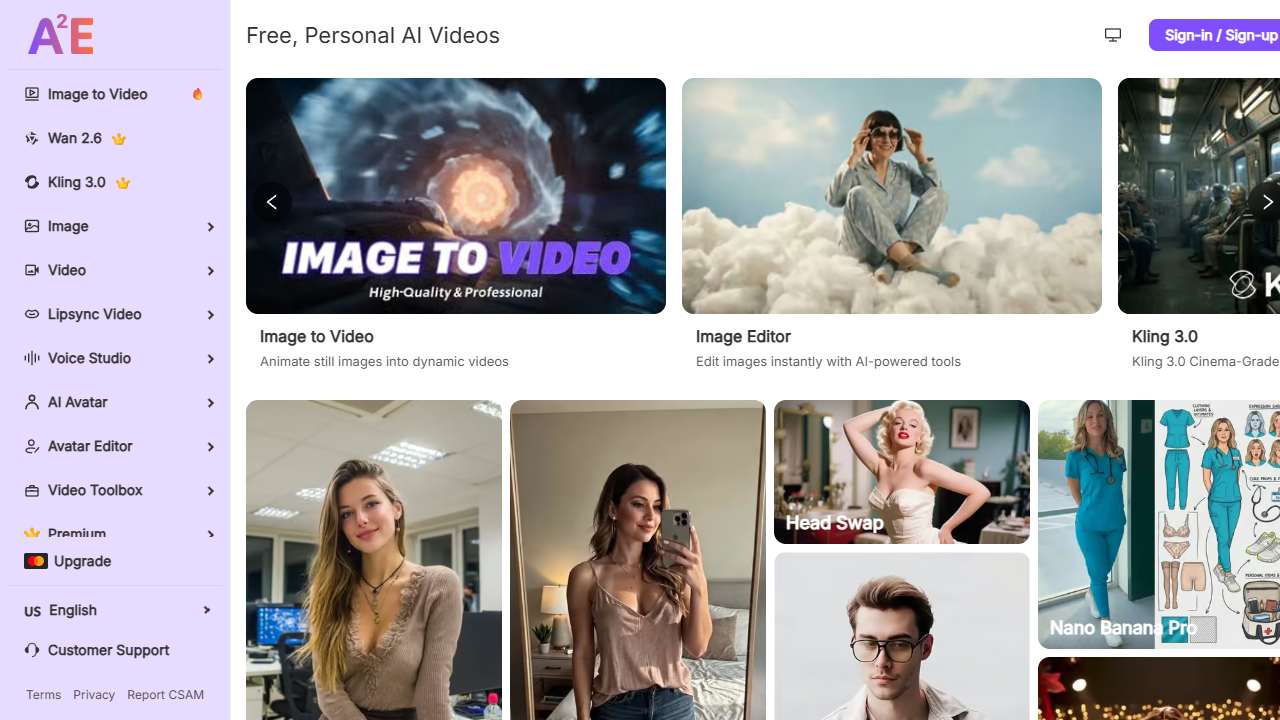 Free, Personal AI Videos