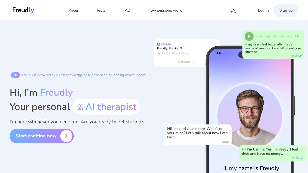 Freudly — AI Therapist