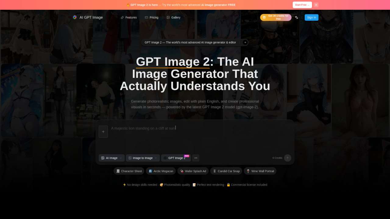 GPT Image 2 - AI Image Editor & Generator