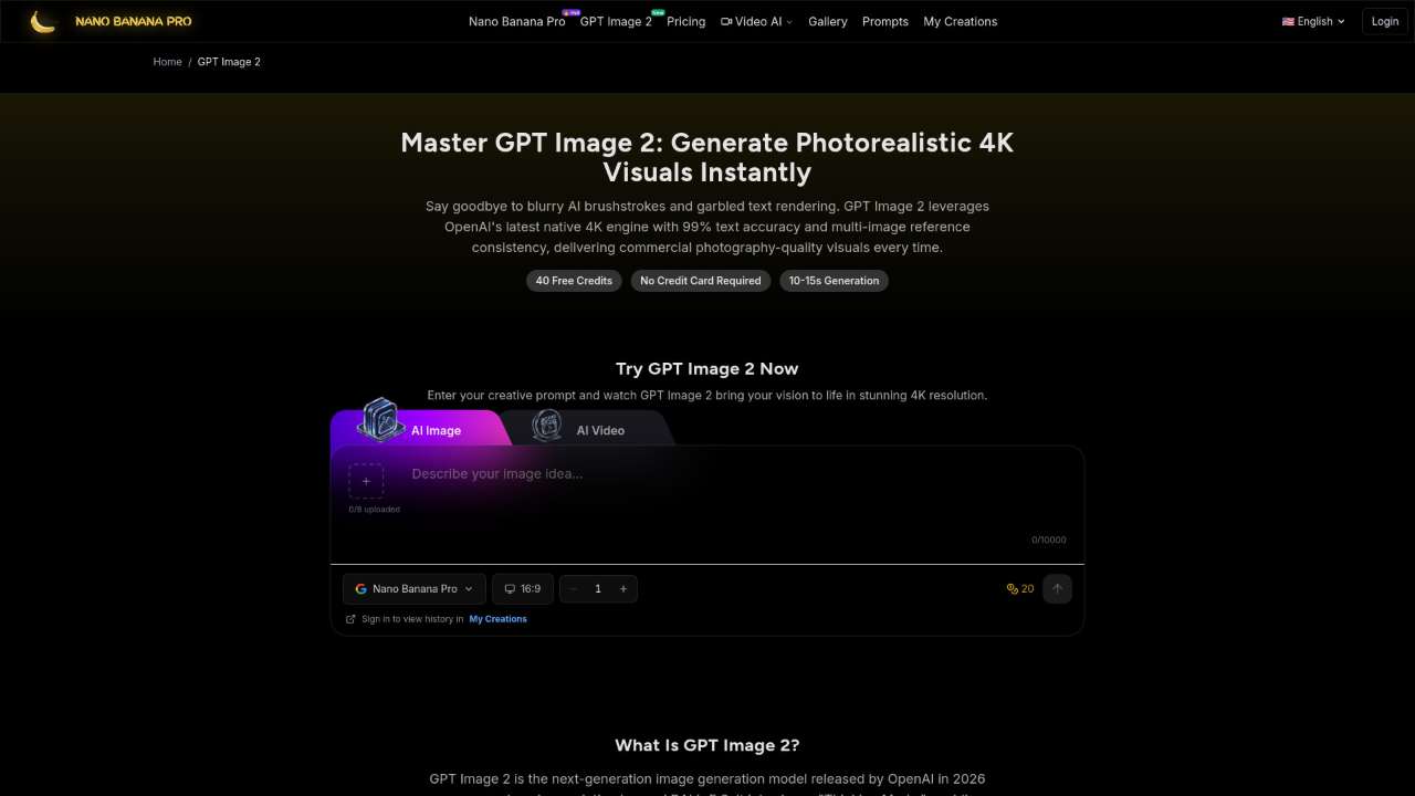 GPT Image 2 AI Image Generator