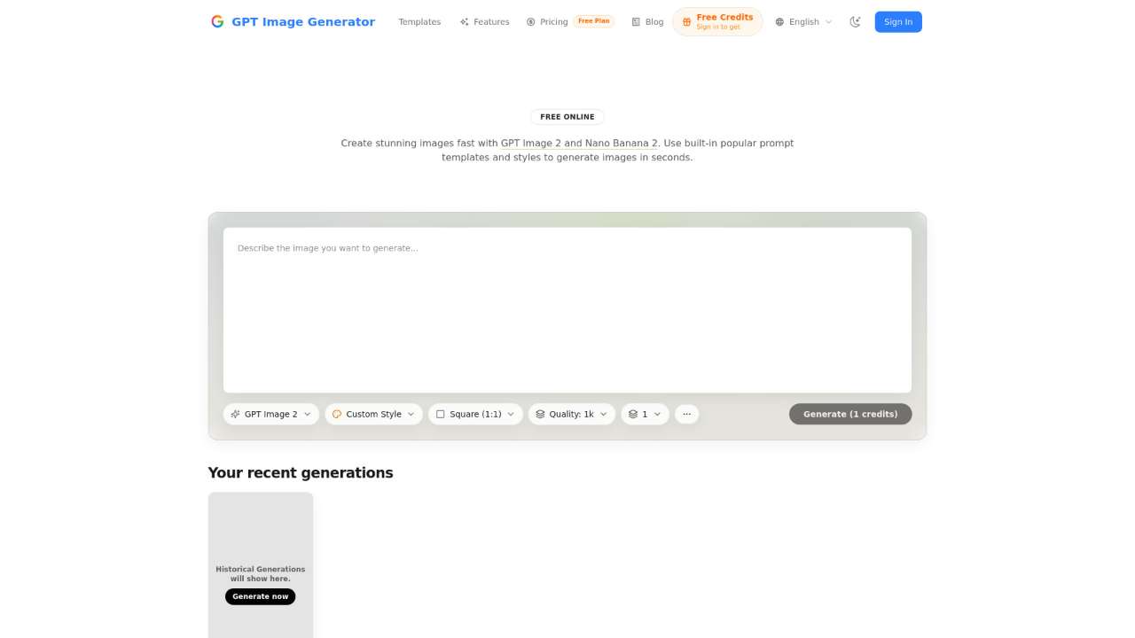 GPT Image Generator